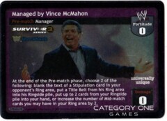 Managed by Vince McMahon (Throwback) (SS3) Foil